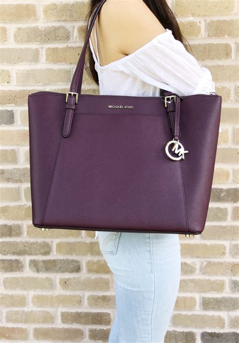 michael kors zip top tote.